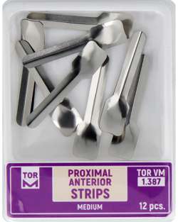 TOR VM Approximal framtandsmatris (1.387) "spade" Medium 12st